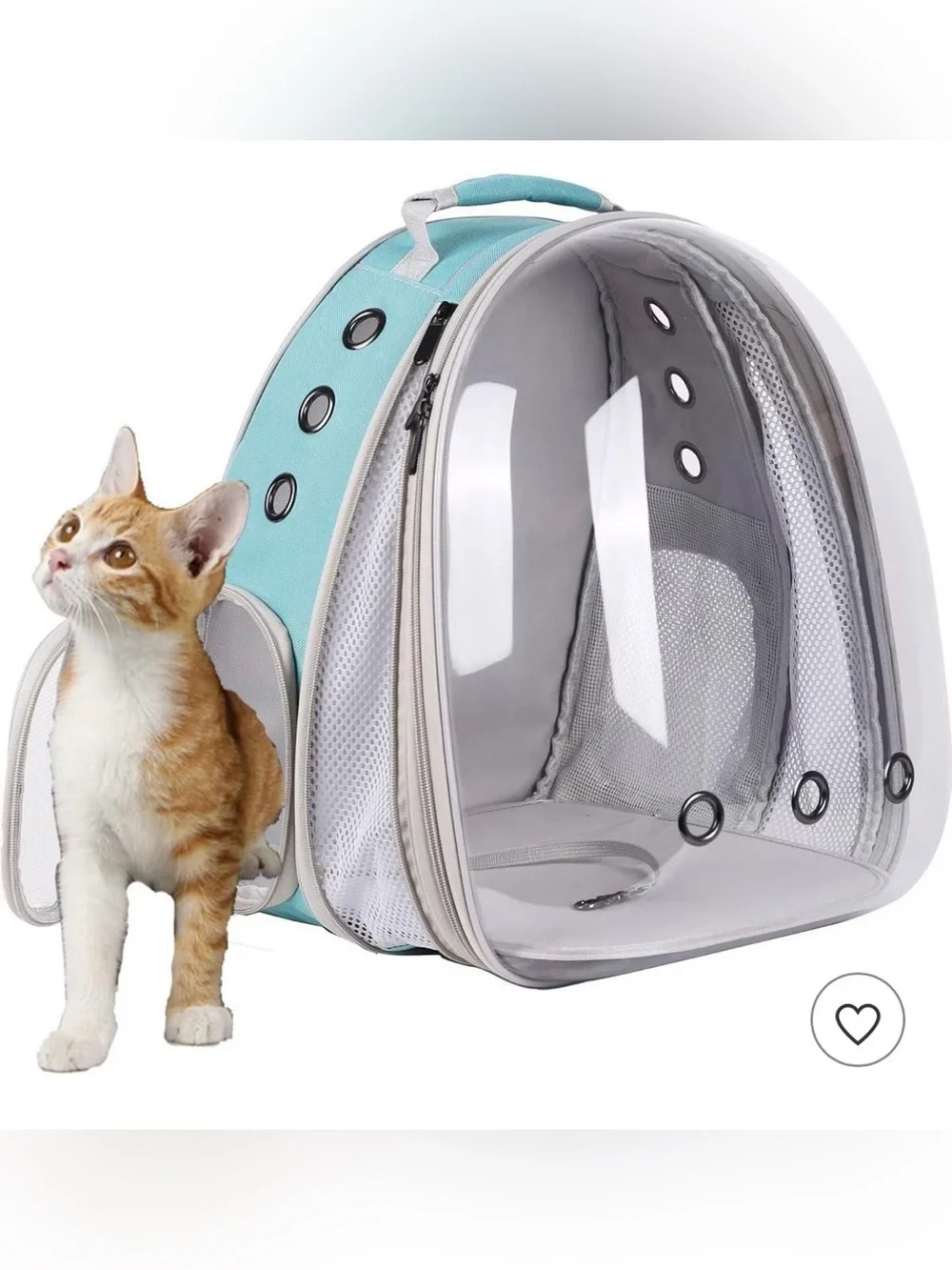 Backpack pet carrier never used. Perfect for travel with cat small dogs animals.